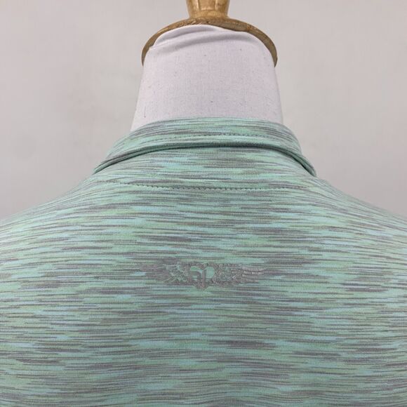 Straight Down Zip Up Jacket Womens S Small Sea Mist Pockets Collar Performance - Picture 5 of 12